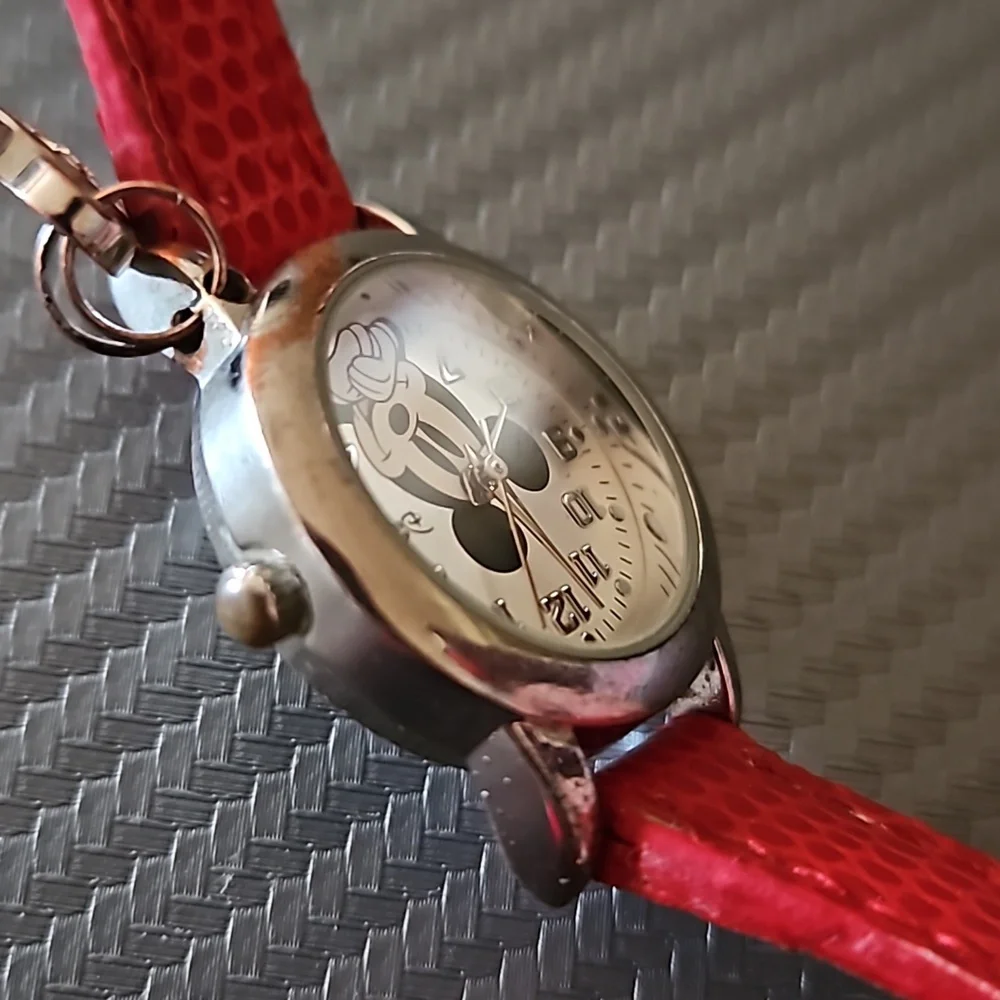 Vintage Mickey Mouse watch with Mouse ears charm